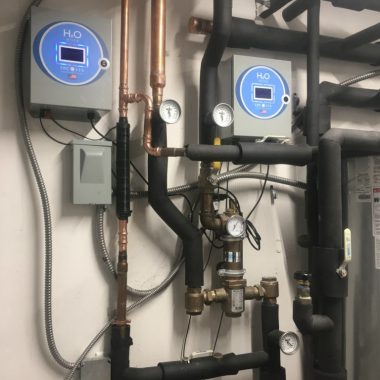 two installed H2O Elite Labs EWS units
